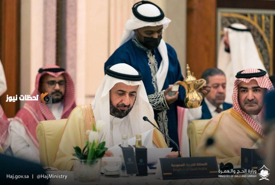 وزير الحج والعمرة يشدد على ضرورة استمرار الحجاج في المخيمات يوم عرفة بسبب ارتفاع درجات الحرارة.
