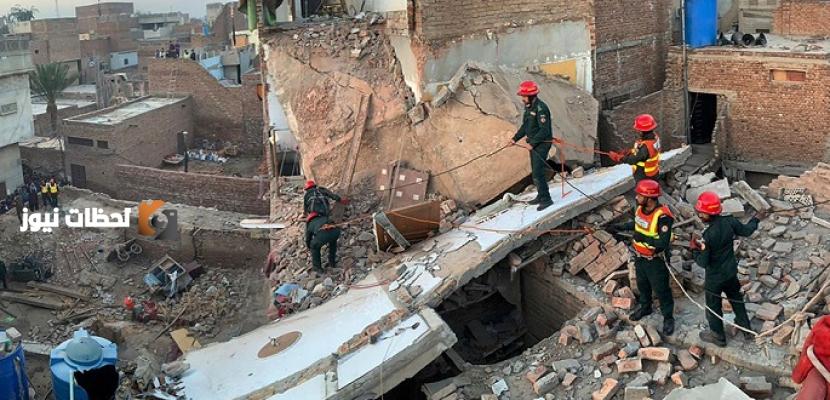 ارتفاع حصيلة قتلى انهيار مبنى كراتشي في باكستان الى سبعة وعشرين شخصا