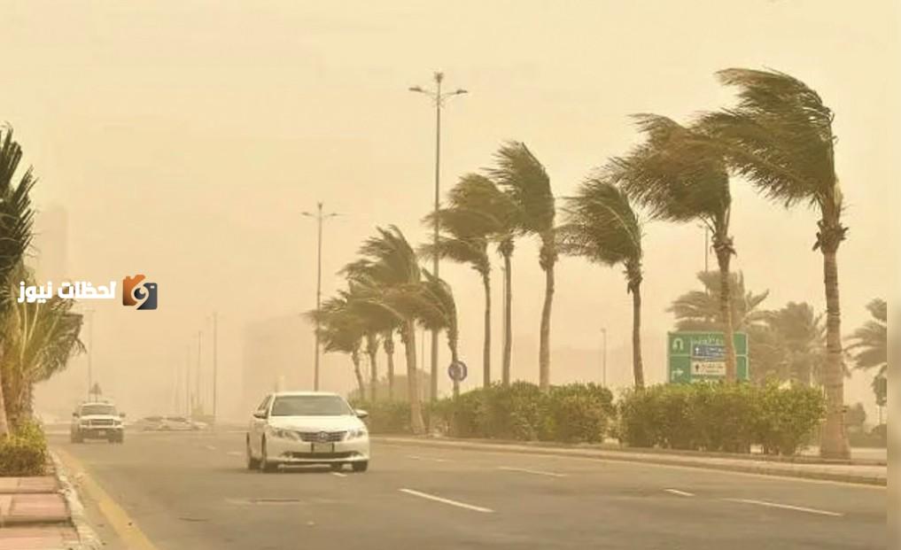 رياح نشطة واثارة اتربة في شرورة خلال الايام القادمة