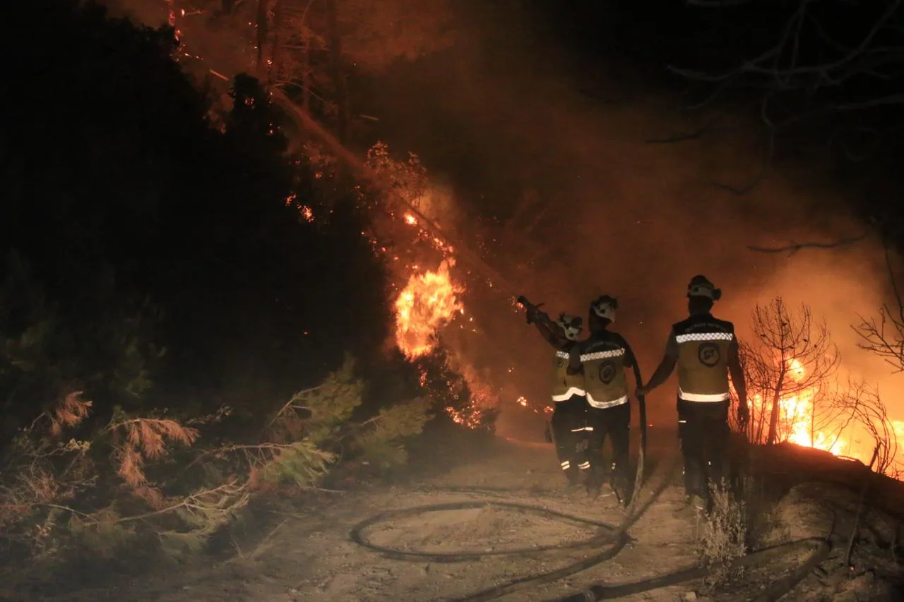 سوريا تطلب دعم الاتحاد الاوروبي لإخماد حرائق اللاذقية الكارثية