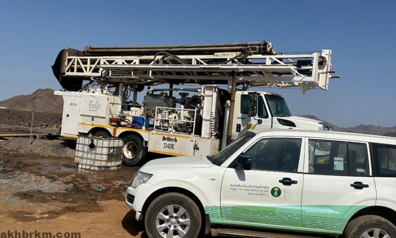 رصد آلة مخالفة لحفر الآبار