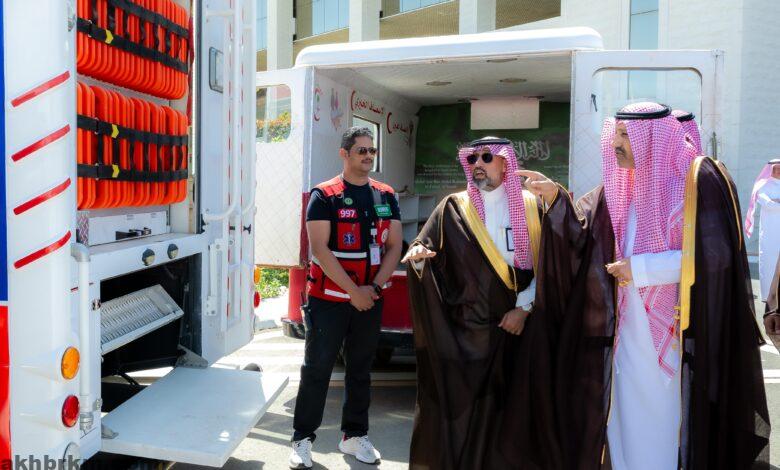 أمير الباحة يدشن مركبة «عبيّة»