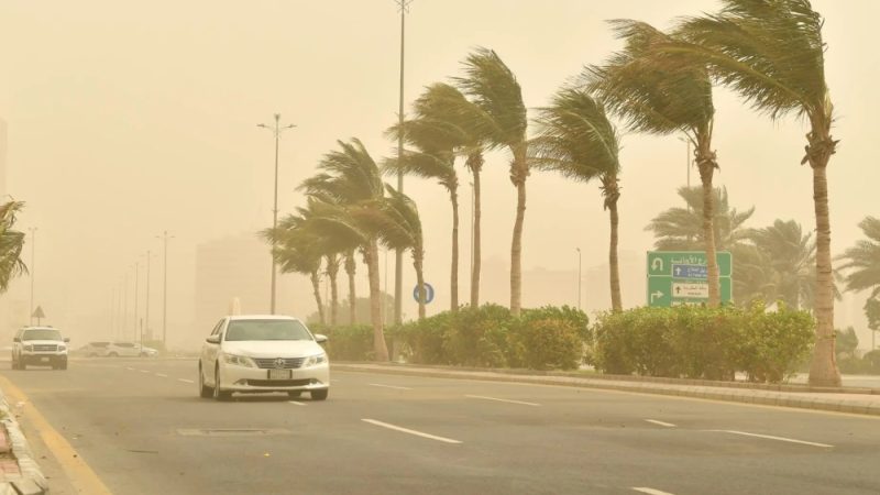 أمطار غزيرة ورياح شديدة على عسير