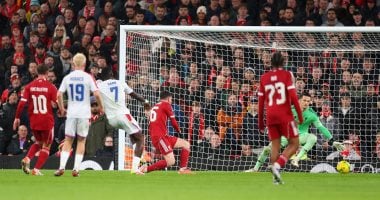 ملخص وأهداف مباراة ليفربول ضد كريستال بالاس فى غياب محمد صلاح