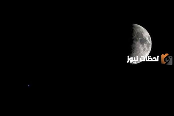 القمر في طور التربيع الأول