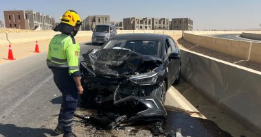 حادث انقلاب سيارة بالبحيرة يسفر عن إصابة أربعة أشخاص حادث انقلاب سيارة بالبحيرة يسفر عن إصابة أربعة أشخاص