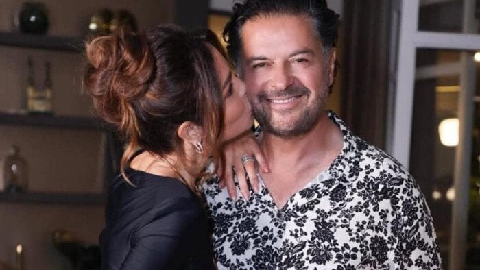 «أجمل حب».. راغب علامة يوجه رسالة لزوجته في عيد ميلادها