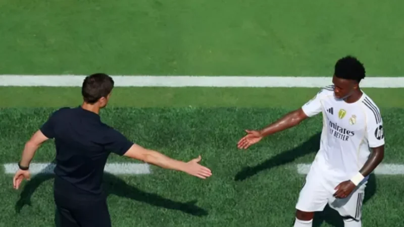 ردود فعل مفاجئة من ألونسو بعد غضب فينيسيوس في المباراة الأخيرة