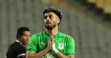 صلاح محسن يطرد أثناء مواجهة المصري والاتحاد الليبي والنتيجة تنتهي طرد صلاح محسن فى مباراة المصرى والاتحاد الليبى والنتيجة 2-0