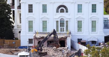 صور الأقمار الصناعية تكشف هدم جناح البيت الأبيض التاريخي واعتبارات شاهد صور الأقمار الصناعية تظهر هدم جناح البيت الأبيض التاريخى
