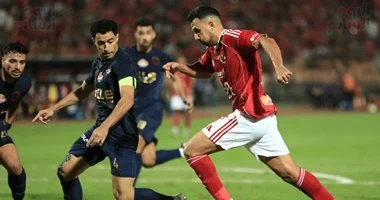 جانب من مباراة الأهلي والزمالك