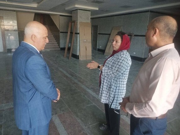 مدير الصحة بالقليوبية يتفقد سير الأعمال الإنشائية لمستشفى العبور الجديد مدير الصحة بالقليوبية يتابع آخر الأعمال الإنشائية بمستشفى العبور الجديد