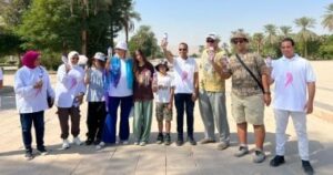 مستشفى أورام الأقصر تطلق فعالية توعوية بمعبد الكرنك مع افتتاح المتحف الكبير مستشفى أورام الأقصر تطلق فعالية توعوية بمعبد الكرنك مع افتتاح المتحف الكبير