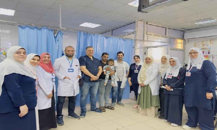 مستشفى إيتاي البارود يُنقذ حياة طفل سقط من الطابق الخامس