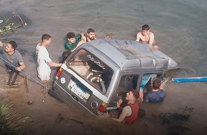 مصرع ثلاثة أشخاص في انقلاب سيارة مأساوي بمحافظة القليوبية شمال مصرع 3 أشخاص في حادث انقلاب سيارة بالقليوبية