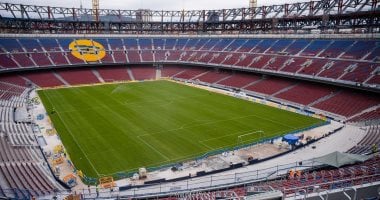 23 ألف متفرج فى مران برشلونة الأول على ملعب كامب نو بعد افتتاحه