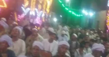 أجواء روحانية في ليلة الاحتفال بالشيخ إبراهيم في أسوان صور رائعة