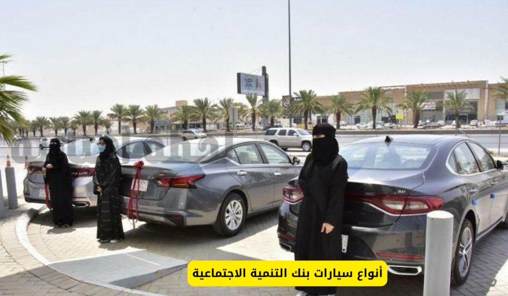 أنواع السيارات في بنك التنمية الاجتماعية