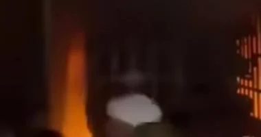 إخماد حريق بداخل مستودع في الإسكندرية بسبب أسطوانة غاز