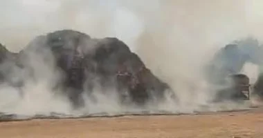 إخماد حريق في مزرعة دواجن بالفيوم دون وقوع إصابات