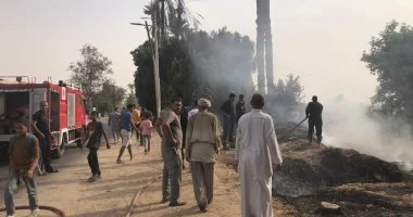 إخماد حريق في منزل بقرية الصلعا بمحافظة سوهاج بنجاح