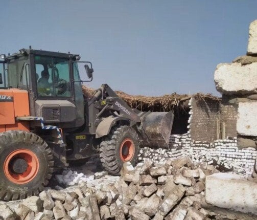 إزالة 1330 حالة تعد ضمن حملات المرحلة الثالثة من الموجة الـ 27 ببني سويف