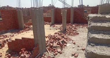 إزالة 9 تعديات على أراضي الدولة بمساحة 1500 متر بالبحيرة