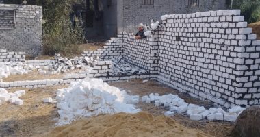 إزالة ثلاث حالات بناء مخالفة على أراضي الدولة جنوب بورسعيد