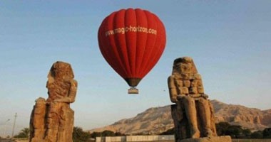 إلغاء رحلات البالون في سماء الأقصر بسبب توقعات الطقس السيئة غدًا