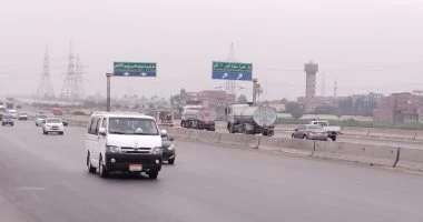 استئناف حركة المرور بكوبري سرياقوس بعد تصادم دراجة وسيارة نقل في الخانكة