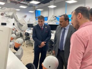 رئيس جامعة بنها الأهلية يستقبل وفداً من جامعة العرب للعلوم الطبية والتكنولوجيا بدولة ليبيا