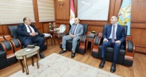 استقبال محافظ كفر الشيخ لرئيس الجمعية المصرية لتنظيم الأسرة