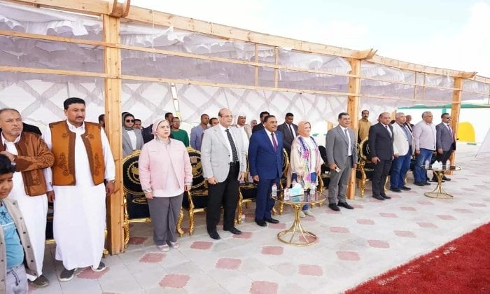 محافظ مطروح يفتتح مدرسة أولاد مازن للتعليم الأساسي بالنجيلة