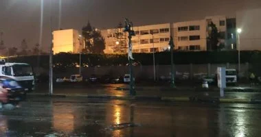الأمطار تضرب العجمي بالإسكندرية بسبب نوة المكنسة مع فيديو وصور