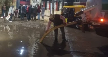 الأمطار لم تمنع تدفق الناخبين بكفر الشيخ، والمعدات تزيل المياه من الطرقات