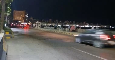 الطقس ليلاً في الإسكندرية بارد ودرجة الحرارة تصل 15 مع فيديو توضيحي