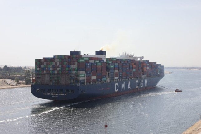 الفريق ربيع: قناة السويس شهدت عبور أكبر سفينة حاويات CMA CGM BENJAMIN FRANKLIN منذ عامين