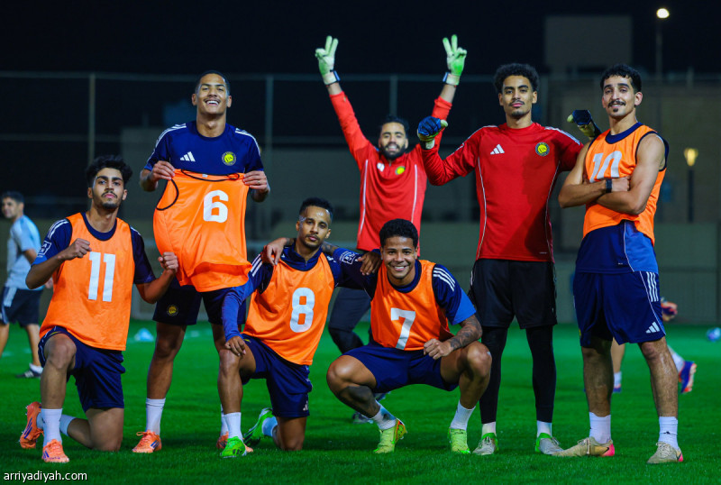 النصر يختتم تدريباته في ملعب الرمز قبل الإغلاق المؤقت