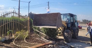 بدء المرحلة الثالثة من إزالة التعديات على طريق الإسكندرية الزراعي