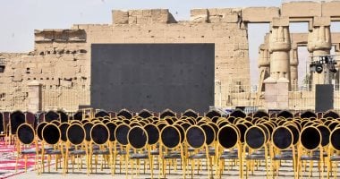 تجهيز ميدان صلاح الدين وساحة أبو الحجاج لافتتاح المتحف المصري الكبير بالأقصر.