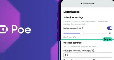 تطبيق Poe للذكاء الاصطناعى يتيح التفاعل مع أكثر من 200 نموذج AI فى محادثة واحدة