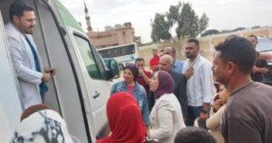 تم فحص 845 شخصاً خلال القافلة الطبية بقرية المحسمة بالإسماعيلية