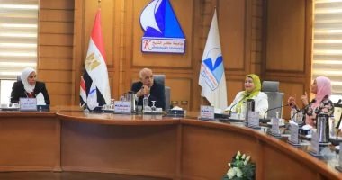 تنفيذ مبادرة تمكين ومنظومة التميز الداخلي بجامعة كفر الشيخ