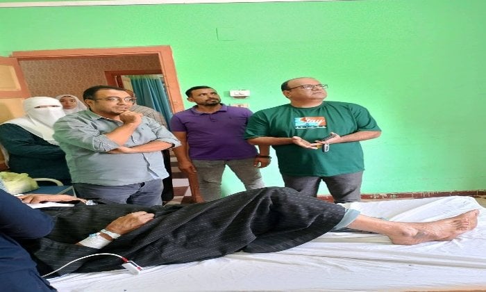 متابعة ميدانية لتعزيز جودة الخدمة الصحية بمستشفى الشهداء المركزي بالمنوفية
