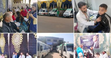توفير خدمات طبية مجانية لـ 4192 مواطناً بقرى كفر الشيخ