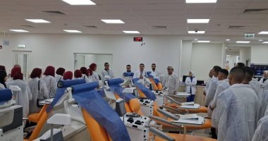 جامعة بنها تنظم جولة لمركز التبرع بالبلازما في بنها