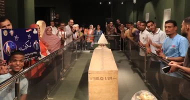 جامعة سوهاج ترتب زيارة للمتحف القومي في إطار مبادرة "تمكين".