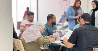 جامعة قناة السويس تواصل حملة التبرع بالدم للعام الخامس عشر