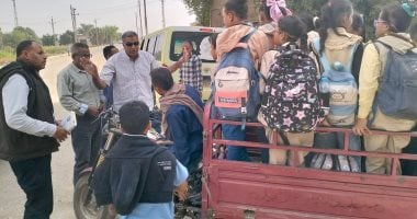 حملة مكبرة بقوص تصادر تروسيكل يعرض حياة الطلاب للخطر