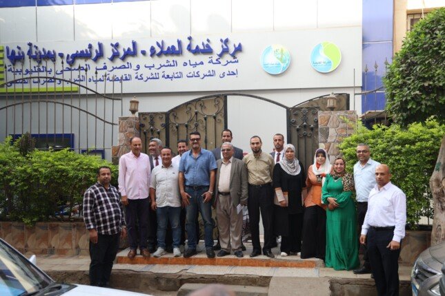 رئيس مياه القليوبية يتفقد مركز الصيانة الرئيسى للمياه والقطاع التجاري ومركز خدمة العملاء